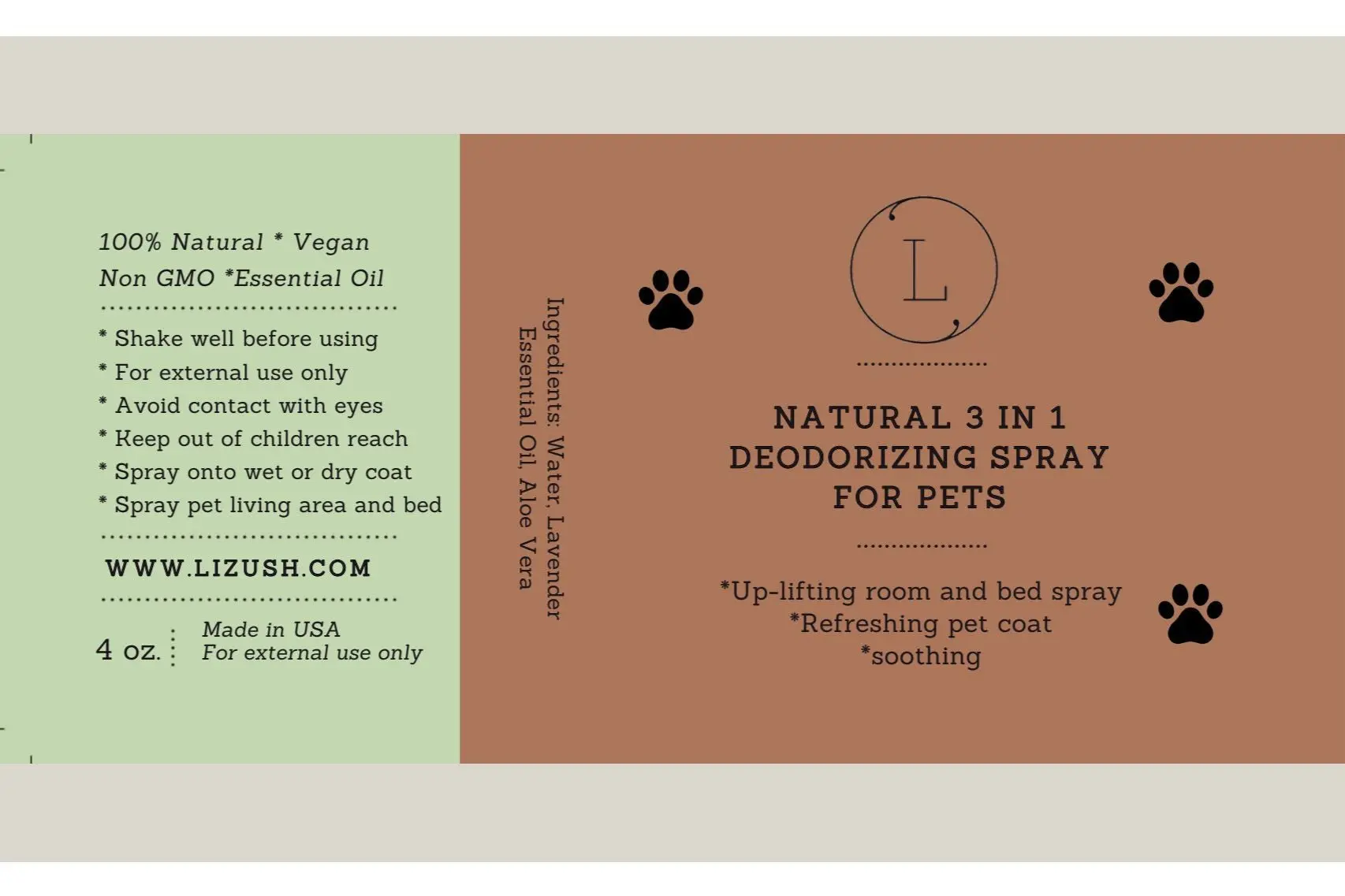 Natural Pet Deodorizing Spray Freshening Mist for Dogs & Cats - Image 8