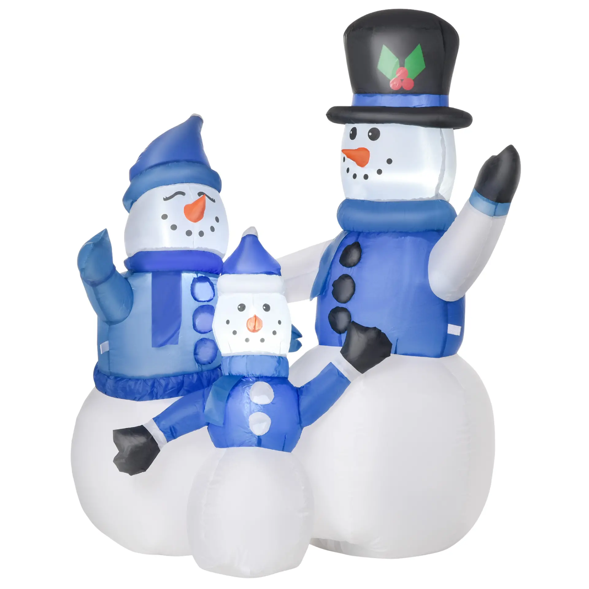 Inflatable Snowman Family, 4ft