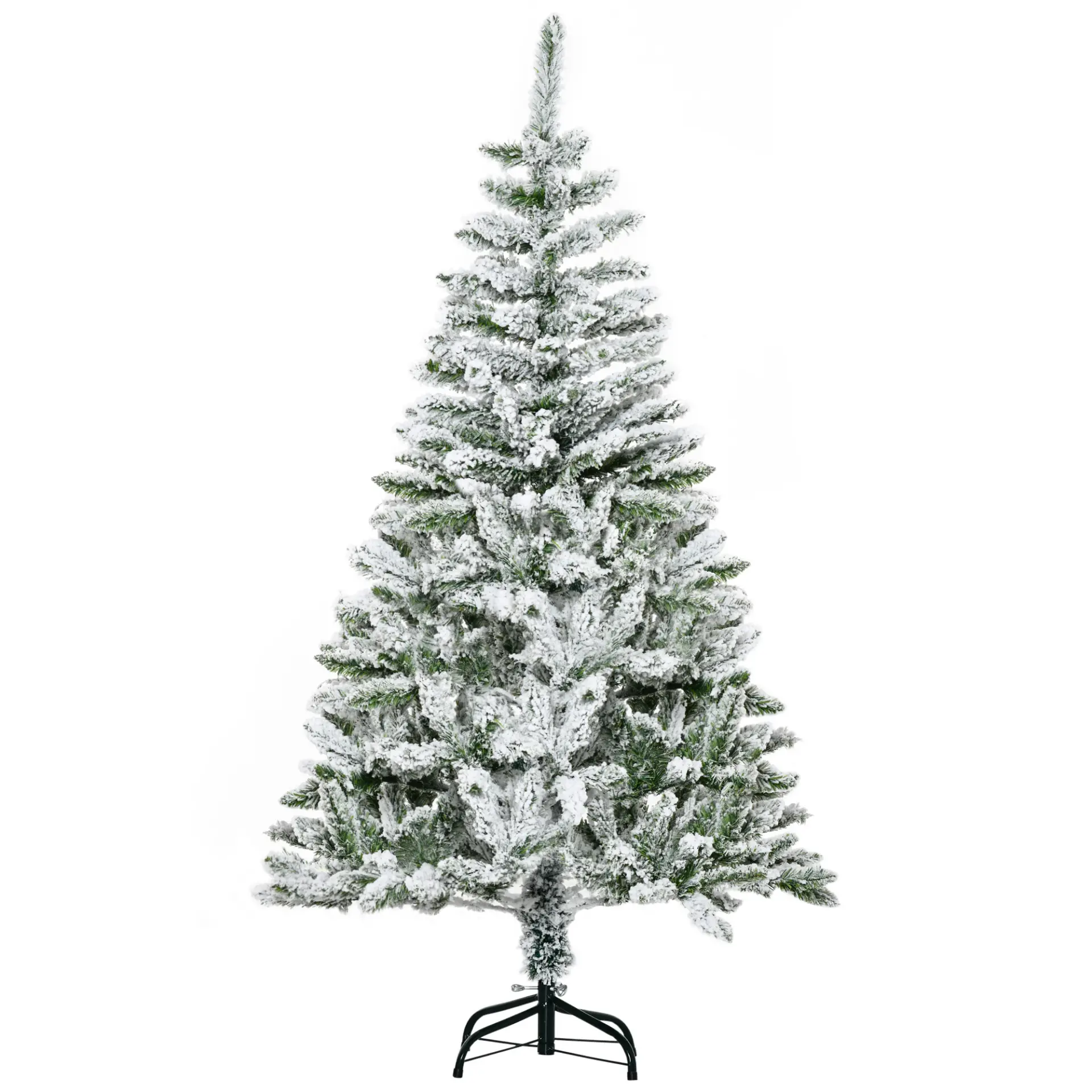 Snow-Flocked Pine Tree, 5ft