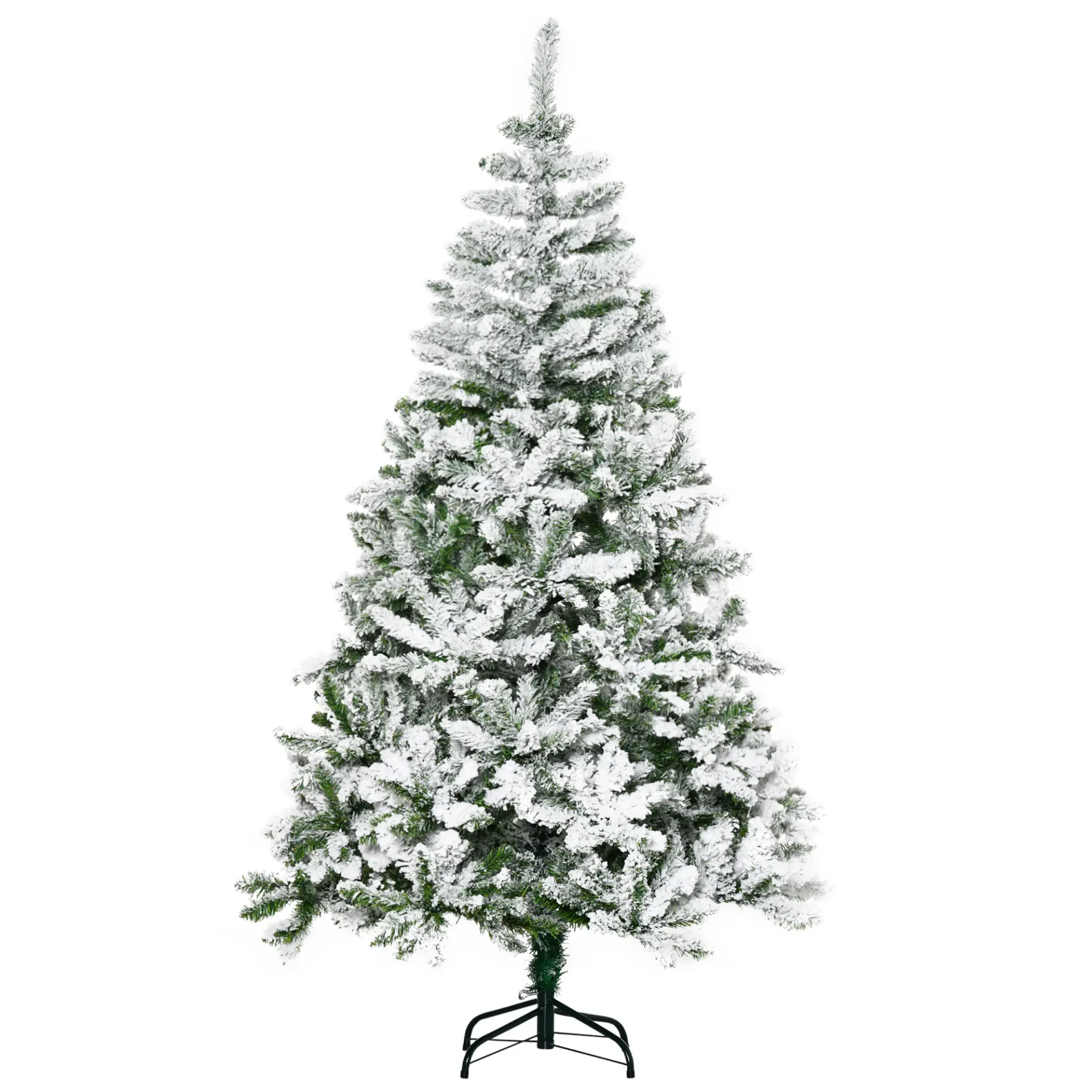 Snow-Flocked Pine Tree, 6ft
